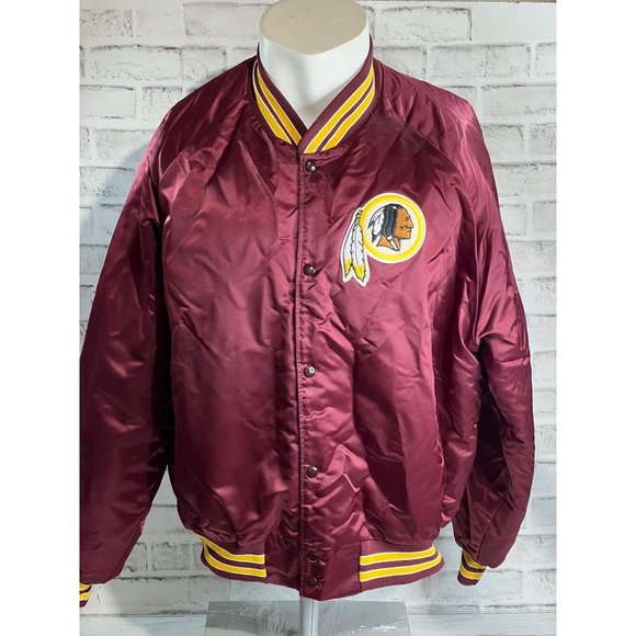 Vintage 90's Chalk Line Washington Redskins Bomber Jacket Made in USA 3XL